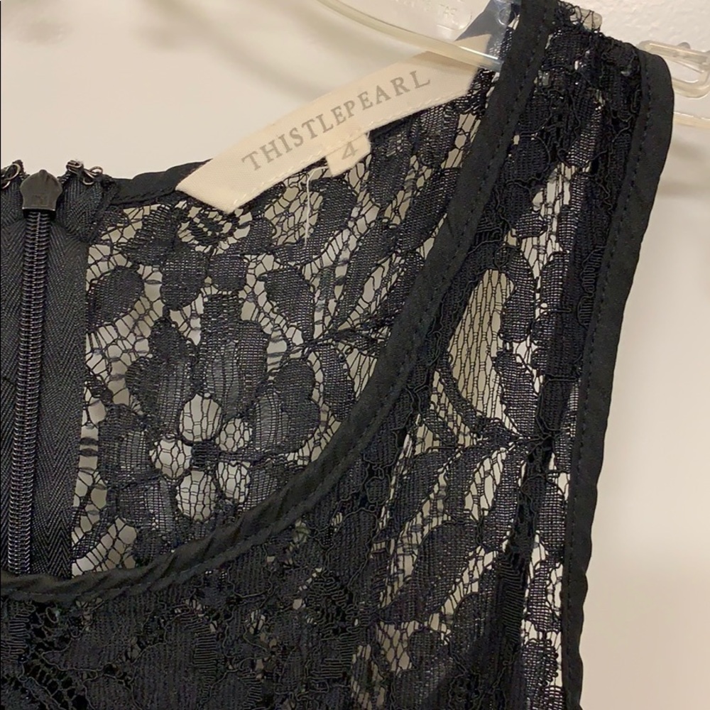 Thistlepearl Little Black Dress Stretch 2 pieces - Picture 4 of 6
